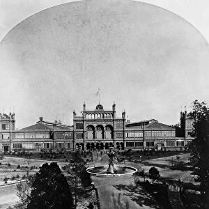 CENTENNIAL FAIR, 1876. The Main Building at the Centennial Exposition in Philadelphia
