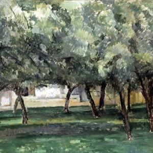 CEZANNE: LE CLOS NORMAND. By Paul Cezanne