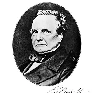CHARLES BABBAGE (1792-1871). English mathematician and inventor. Photographed in 1860