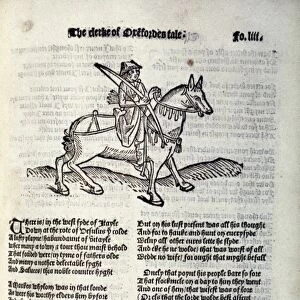 CHAUCER. Beginning of Clerk of Oxenfords Tale from the first edition of Chaucer s
