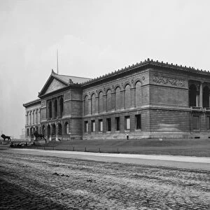 CHICAGO: ART INSTITUTE, 1900. A view of the Art Institute of Chicago in Chicago