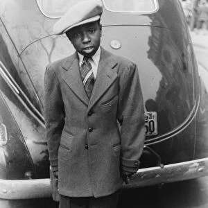 CHICAGO: BOY, 1941. A boy dressed up for the Easter Parade in Chicago, Illinois