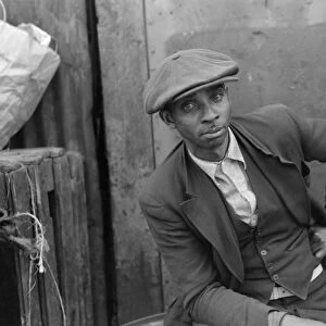 CHICAGO: MAN, 1941. Portrait of an African American man in Chicago, Illinois