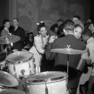 CHICAGO: NIGHTCLUB, 1942. Couples dancing to the music of Red Sounders and his
