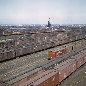 CHICAGO: RAILROAD, 1943. View of the Proviso yard of the Chicago and Northwestern