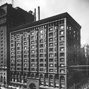 CHICAGO: STOCK EXCHANGE. Built 1893-94. Designed by Dankmar Adler and Louis H. Sullivan