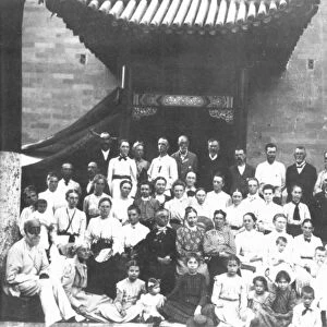CHINA: MISSIONARIES, 1900. The American and European missionaries who survived