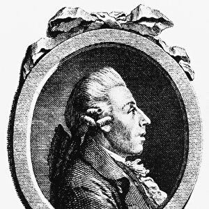 CHRISTIAN GOTTLOB NEEFE (1748-1798). German musician and composer. Contemporary German copper engraving