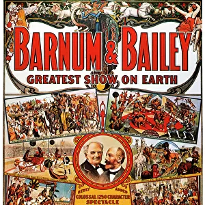 CIRCUS POSTER. Barnum & Bailey, c. 1912