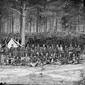 CIVIL WAR: COMPANY A, 1864. Company A, United States Engineer Battalion in Petersburg, Virginia