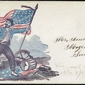 CIVIL WAR ENVELOPE, c1862. Envelope addressed to Mr