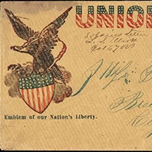 CIVIL WAR LETTER, c1862. Letter from Union soldier Lyman S. Elliott to Miss Paulina Hurst