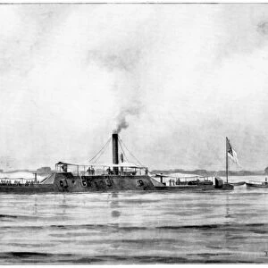 CIVIL WAR: MOBILE BAY, 1864. The Confederate ironclad ram Tennessee, captured at the Battle of Mobile Bay, August 5, 1864