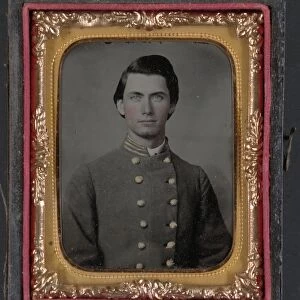 CIVIL WAR: SOLDIER, c1862. Portrait of Captain Jesse Sharpe Barnes, F Company