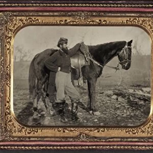 CIVIL WAR: SOLDIER, c1863. John E. Cummins of the 50th, 99th, and 185th Ohio Infantry regiments
