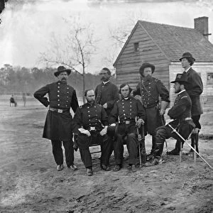CIVIL WAR: SURGEONS, 1865. A group of Union Army surgeons from the Army of the