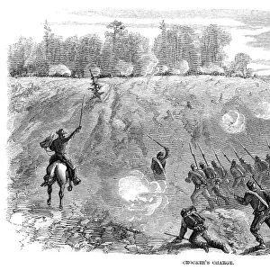 CIVIL WAR: VICKSBURG, 1863. Charge of Union troops led by General Marcellus Crocker
