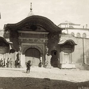 CONSTANTINOPLE: PORTE. The Sublime Porte, gateway to the palace and offices of