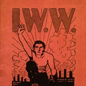 Cover of the Industrial Workers of the World Little Red Songbook, c1905, to fan the flames of discontent