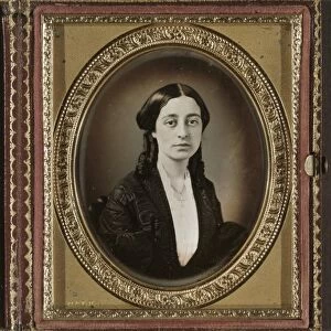 DAGUERREOTYPE: WOMAN. Portrait of Mary Susan Everett Abbot. Daguerreotype by Luther Holman Hale