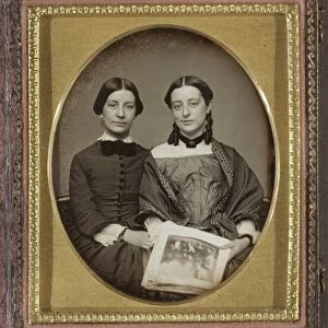 DAGUERREOTYPE: WOMEN. Portrait of Emily Everett Abbot and Mary Susan Everett Abbot