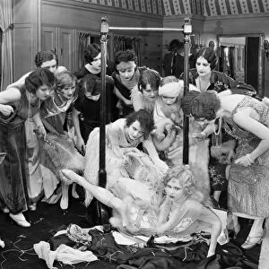 DAMSEL IN DISTRESS. Silent film still. Fifth Avenue Models, 1925