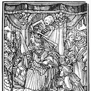 DANCE OF DEATH, 1538. Death and the Emperor