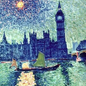 DERAIN: BIG BEN, 1906. Big Ben, London. Oil on canvas by Andr Derain, 1906