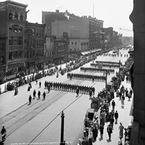 DETROIT: PARADE, c1900. Members of the Detroit Commandery Number 1 Knights Templar