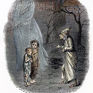 DICKENS: CHRISTMAS CAROL, 1843. Ignorance and Want