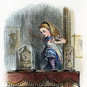 DODGSON: LOOKING GLASS. In another moment Alice was through the glass, and had