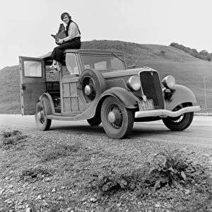 DOROTHEA LANGE (1895-1965). American Resettlement Administration photographer, in California