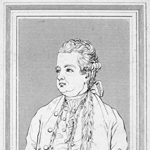 EDWARD GIBBON (1737-1794). English historian. Etching, English, 1811