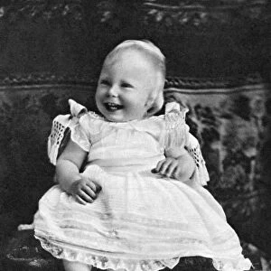 EDWARD VIII (1894-1972). King of Great Britain, later Duke of Windsor. Photographed at age one