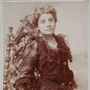 ELEONORA DUSE (1859-1924). Original cabinet photograph, 1896