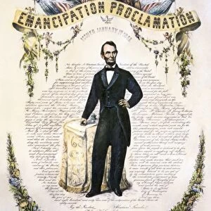 EMANCIPATION PROCLAMATION. Commemoration of President Abraham Lincolns Emancipation