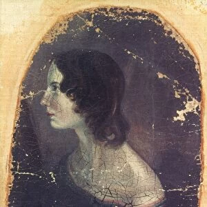 EMILY BRONT├ï (1818-1848). English novelist. Oil on canvas, c1833, by her brother Patrick Branwell Bront├½