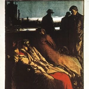ENGLAND: UNEMPLOYMENT. English Labour Party poster, 1924