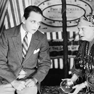 FILM STILL: FOTUNE TELLING. A scene from the silent film The Great Love