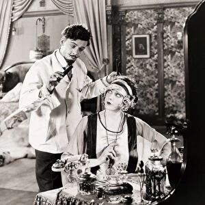 FILM: THE WHITE MOTH, 1924. Silent film still. Starring Barbara La Marr