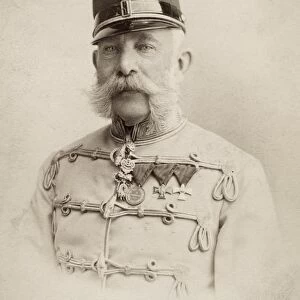 FRANCIS JOSEPH I (1830-1916). Emperor of Austria, 1848-1916. Photographed in 1892