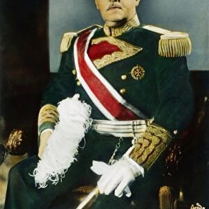 FRANCISCO FRANCO (1892-1975). Spanish soldier and dictator. Oil over a photograph