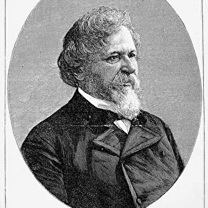 FRANK LESLIE (1821-1880). American illustrator, journalist and publisher. Wood engraving, 1880