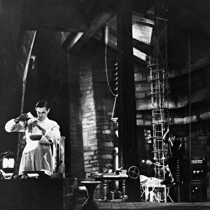 FRANKENSTEIN, 1931. Colin Clive as Dr. Frankenstein