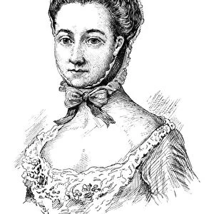 FREDERIKA DE RIEDESEL (1746-1808). Wife of General Friedrich Adolf Reidesel, British