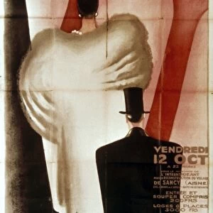 FRENCH CHARITY BALL, 1928. Poster by Paul Colin, 1928, for French charity ball