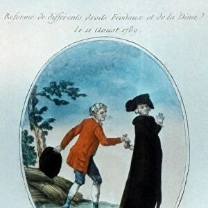 FRENCH REV: 1789. Peasant fear that the feudal reforms of August 1789 will let