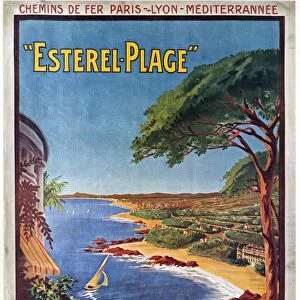 FRENCH TRAVEL POSTER, c1920. Esterel-Palage. Lithograph by Henri Gray, c1920