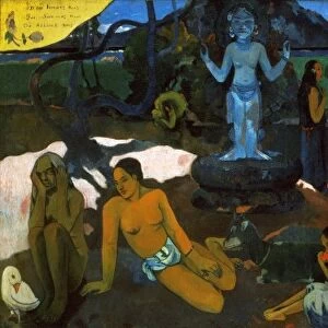 GAUGUIN: PAINTING, 1897. Where Do We Come From / What Are We / Where Are We Going. Oil on canvas by Paul Gauguin, 1897
