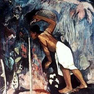 GAUGUIN: PAPE MOE, 1892. Paul Gauguin: Pape moe (The Mysterious Water). Oil on canvas, 1893